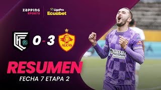 Cumbayá FC 0  3 SD Aucas  Resumen Fecha 7  2da Etapa  LigaPro Ecuabet [upl. by Klug240]