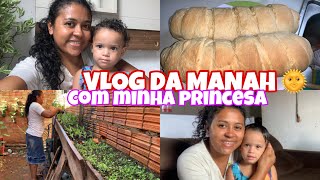 VLOG DA MANHÃ COM MEUS NETOS  FIZ UM PÃO DELICIOSO ❤️ [upl. by Ahsieyn]