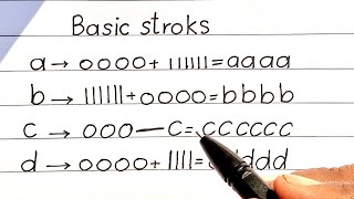 Worldwide beautiful handwriting techniques  A StepbyStep International Guidebasic strokes [upl. by Auberta]