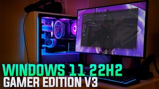 WINDOWS 11 LITE GAMER V3  RÁPIDO  OTIMIZADO PARA PC FRACO E PC GAMER🔥 [upl. by Adnil]