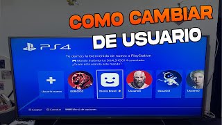 Como Cambiar de Usuario en PS4  2024 [upl. by Higgs482]