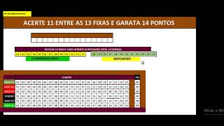 Lotofacil 2024 5 top ACERTE 11 DEZENAS ENTRE 13 E GARANTA 14 PONTOS EM UMA REDUÇÃO DE 25 PARA 21 [upl. by Bela]