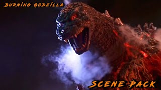 Burning Godzilla Scene Pack  No Sound raadbros godzilla scenepacks [upl. by Kcirad]