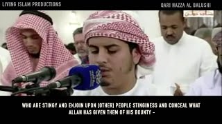 Shaikh Hazza Al Balushi Surah Nisa verse 2754 with Eng sub [upl. by Eelyr107]