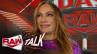 Nia Jax is thrilled to injure Becky Lynch in her huge win WWE Raw Talk Jan 1 2024 [upl. by Lancey903]