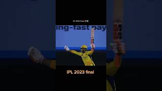 final 2023 CSK king 💛🦾 csk cricket msdhoni jadeja viralshort [upl. by Nilram]