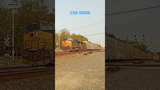 CSX m205 with a friendly crew [upl. by Eerac]