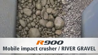 Rockster R900 Flussschotter  River Gravel english titles [upl. by Nels]