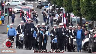 Flutes amp Drums Donaghadee  Derryloran Boyne Defenders Parade 2024 [upl. by Ddarb]