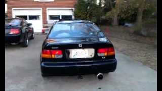 1997 Honda Civic 16VTEC Magnaflow Exhaust [upl. by Egnalos]