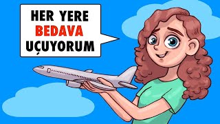 Uçakta Doğdum  Bu Nedenle İstediğim Her Yere Bedava Uçabiliyorum  İşte Benim Hikayem [upl. by Llemor]