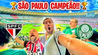 O MAIOR DUELO DE TORCIDAS QUE EU JÁ VI  SUPERCOPA 2024 Palmeiras x São Paulo [upl. by Lunn]