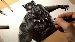 Drawing Black Panther [upl. by Kalbli507]