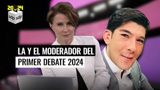 DENISE MAERKER y MANUEL LÓPEZ SAN MARTÍN 🎤 moderarán el PRIMER DEBATE de INE 🗳️ [upl. by Ehgit]