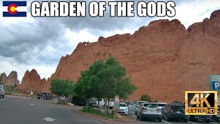 Driving around Garden of the Gods Colorado 4K [upl. by Cole774]