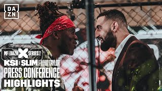 THE NIGHTMARE IS BACK  KSI vs Slim amp Anthony Taylor Press Conference Highlights [upl. by Llerruj542]