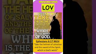 shorts LOV Ephesians 617 NKJV Learn One Verse of the Bible  EASY [upl. by Anama281]