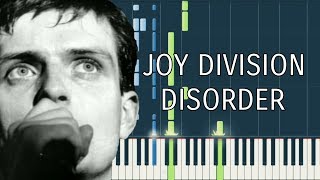 Joy Division  Disorder  Piano Tutorial [upl. by Aicelaf]