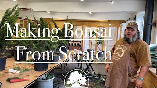 Creating Bonsai From Nursery Stock  Greenwood Bonsai Studio [upl. by Ahsille]