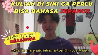 KULIAH DI JEPANG TANPA PERLU BISA BAHASA JEPANG  INFO BEASISWA S2 DI JEPANG  PERSYARATAN DAFTAR [upl. by Dugas]