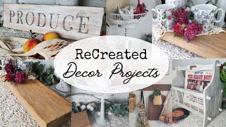 Upcycled Home Decor Ideas  Thrift Store Makeovers amp Scrap Wood DIYs [upl. by Troxell]