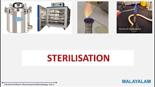 Sterilisation Methods Part 2 Moist Heat Sterilisation  Autoclave MALAYALAM [upl. by Amitak]