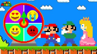 Team Mario Challenge Spin the Emotions Wheel  Good or Bad [upl. by Johnson]