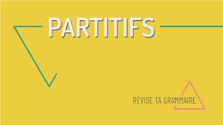 Révise ta grammaire  les partitifs du de la de l des et les quantités de [upl. by Resa]