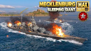 Battleship Mecklenburg in ranked battle  World of Warships [upl. by Airekahs274]