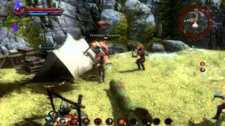 Kingdoms of Amalur Reckoning  Pure Might combat and combos [upl. by Eran637]