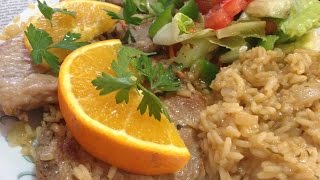 Orange Pork Chops And Rice Made Simple Easy Making it the Perfect Meal [upl. by Onibla]