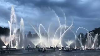 LONGWOOD GARDENS UpClose Fountain Show HD at dusk [upl. by Garrison]