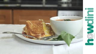 How to make grilled cheese and tomato bisque [upl. by Teerell890]