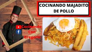 COMO HACER MAJADITO DE POLLO facil cocinando majadito de pollo [upl. by Ethelyn845]