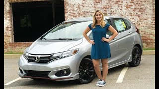 2018 Honda Fit Sport Manual Review and Test Drive  Herb Chambers [upl. by Elimay]