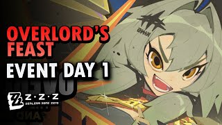 Overlords Feast Event Day 1 Guide  Zenless Zone Zero ZZZ [upl. by Netsriik]