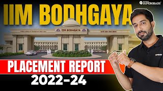 IIM Bodhgaya Placement Report 202224💰💸 MBA Placement in 2024  IIM Placements amp Packages [upl. by Nahtnanhoj489]