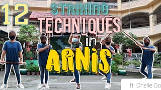 12 STRIKING TECHNIQUES IN ARNIS  12 BASIC ARNIS STRIKES  ARNIS TUTORIAL IN NEW NORMAL  CHEONG KIM [upl. by Lubow]