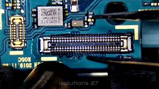 SAMSUNG FPC CONNECTOR REPAIR [upl. by Bonita959]