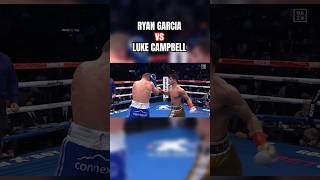 Ryan Garcia FINISHES Luke Campbell with a body shot boxing ryangarcia [upl. by Fayina]