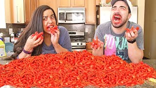 HOT CHEETOS AND TAKIS CHALLENGE WITH PUFFS [upl. by Gnihc]