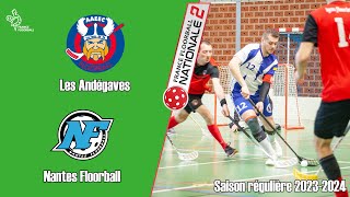 Floorball N2  Ouest  Andégaves vs Nantes [upl. by Aneeg]