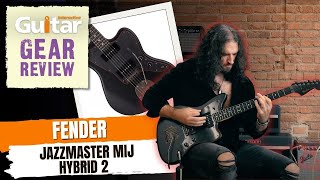 Fender Jazzmaster MIJ Hybrid II Noir  Review  Guitar Interactive [upl. by Glaser]