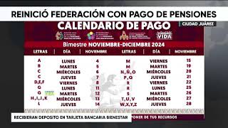 Pensión del Bienestar éste es el calendario OFICIAL de pagos de noviembre y diciembre [upl. by Joli780]