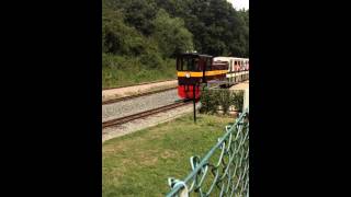 Ruislip Lido Railway Train arriving [upl. by Aima]