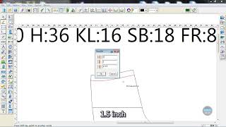 How to make Jeans pattern in Richpeace CAD v90  Front Pocket（3） [upl. by Hildagard393]