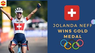 Jolanda Neff Wins Gold in Womens Mountain Bike  tokyo olympics  2021 [upl. by Lenny]