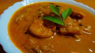 Kerala Style Prawns Mango Curry Naadan chemmeen manga curry  Kothamally [upl. by Eleynad521]