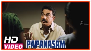 Papanasam Tamil Movie  Scenes  Police questioning Kamal Haasan and family  Asha Sarath [upl. by Hindorff81]