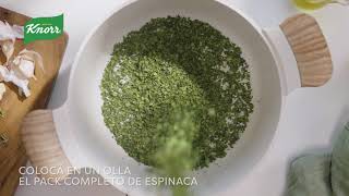 Tarta de espinaca en 3 min  VEGETALES DESHIDRATADOS KNORR [upl. by Ayital]